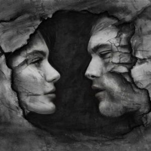 s p i w — The Carbon Art climate charcoal artwork by artist Abhi