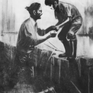 s p i w — The Carbon Art climate charcoal artwork by artist Abhi