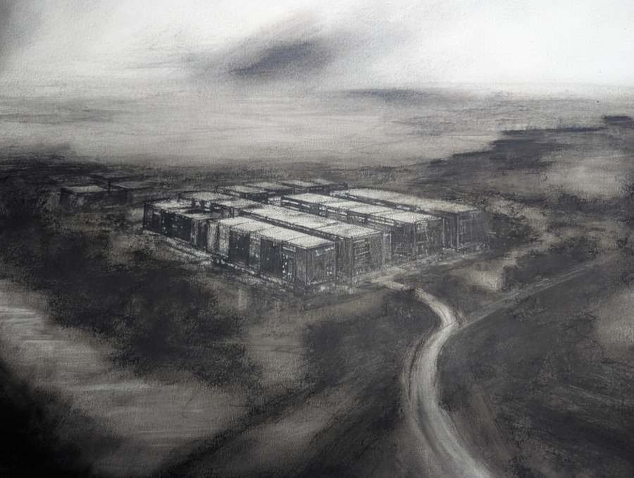 The New Landscape artwork by Abhijeet Shrivastava